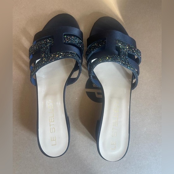 Female Italian designer LE STELLE slippers - Picture 1 of 4